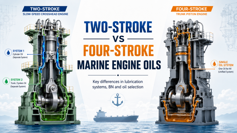Two-Stroke vs Four-Stroke Marine Engine Oils: What Is the Difference?